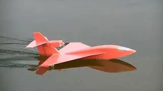 夏休みの工作 ダイソーカラーボードで作ったラジコン飛行機