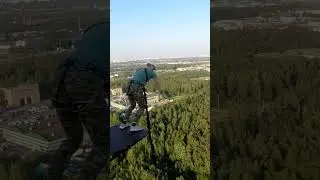FREE FLY WITH ROPE #ropejumping #extreme #sport #роупджампинг #экстрим #спорт