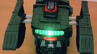 Toyvala Deformation Combat Tank Transform Robot Bump&nbsp; unboxing & Music Automatic Trank