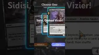 Sidisi, Undead Vizier + Reanimate equals scoopfest! Zoyowa deathtouch tribal vid! #mtgarena #brawl