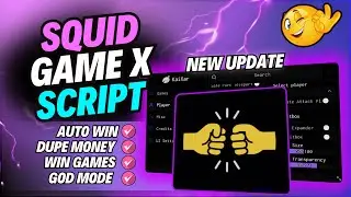 🎮 New Squid Game X Script 2025 l Auto Win, Dupe Money, Win Every Game, God Mode & More l Keyless