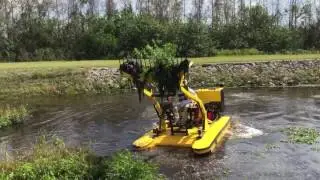 Lake cleaning machine