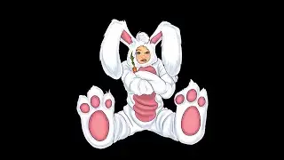 Reluctant Rabbit Timelapse Drawing Kylie Johnston KJArting 1NOV2015  #art #digitalart #digistamp