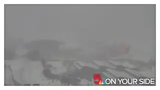 Timelapse: Winter storm hits St. Louis Lambert International Airport