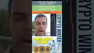 Пророчество о крипто-зиме &mdash; Кристофер (JesusIsLord) 24.01.22