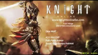 Knight Online Dire Wolf G&ouml;revi