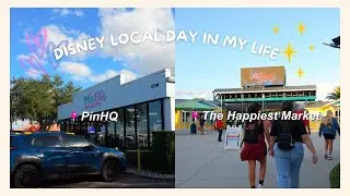 disney local vlog✨ the happiest market + visiting pinhq & starting my pin collection!!