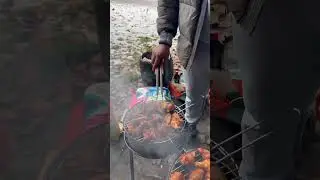 Grillsession mit Graffiti Sprayern