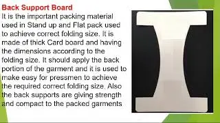 Sewing Technology Trade theory  - packing material&nbsp;part&nbsp;1