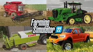 Farm Sim News! JD 9X30, Case 2388, TLX 2022, & Top Mods! | Farming Simulator 22