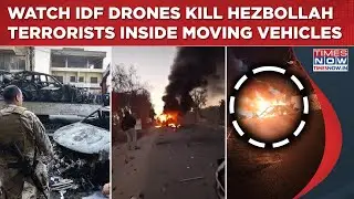 IDF Drones Strike Moving Vehicles & Kill Hezbollah Men Inside| Watch Cars Turn Fireball| Lebanon Op