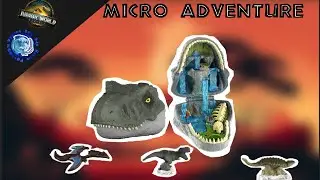 Jurassic world rebirth micro adventure: t-rex review @CollectJurassic #jurassicworld #dinosaur