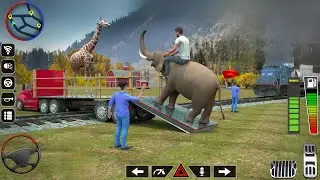 Crazy Animal Transport City to Zoo 🐘🚜 Wild Cargo Missions. #animalgame #technogamerz
