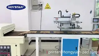 conveyor belt table screen printer paper bag screen printing machine