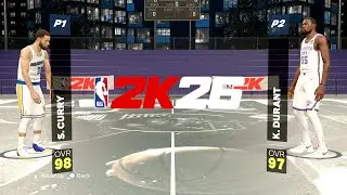 NBA 2K26 - Steph Curry Vs Kevin Durant I NBA BLACKTOP I FULL Gameplay (PS5)