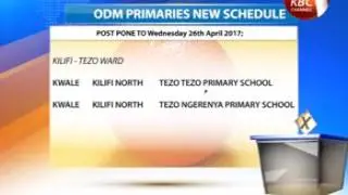 ODM orders a repeat of nominations in six constituencies