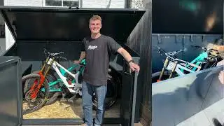MTB Pro Josh Lowe gets an Asgard Bike Shed
