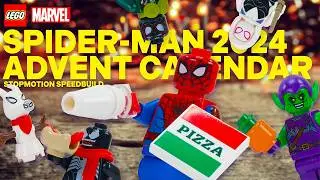 76293 LEGO MARVEL SPIDER-MAN 2024 ADVENT CALENDAR // Animated Speed Build!