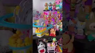 ASMR FERRIS WHEEL SLIDING DUCKS / WACKY MONKEY #jellyfishlamp #trending #viral #shortvideo #shorts