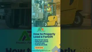How to Safely Load a Forklift|Atlanta Pallet Rack #ForkliftSafety #WarehouseSafety #MaterialHandling