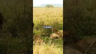 The myth of the black lion ! #BlackLion #WildlifeMyths #LionLegends #AnimalFacts #shortsvideo