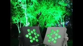 Wireless DMX Battery Powered RGBAW LED Par with IR Remote control, JR-F12WA