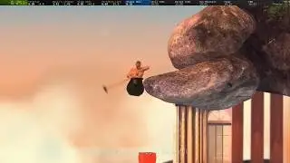 Getting Over it with Bennett Foddy Glitchless Speed Run 18m 30s