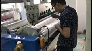 casting film machine running in wintech plastic machinery