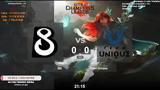 [RU] B8 vs. Team Unique | D2CL 2021 Season 3 | BO3 @4liver