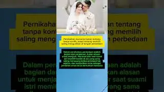 pernikahan harmonis bukan tentang tanpa konflik #motivasi #pernikahan #harmonis #suamiistri