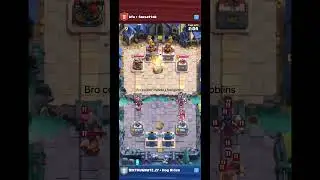 Couldn&rsquo;t handle a few goblins😭 #clashroyale #goblinbarrel #mirror #clone #2v2