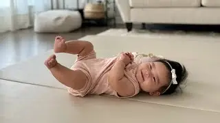Tummy time to crawl. Soft and comfy space. No more falls and bumps