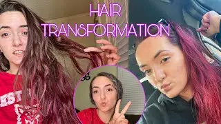 HAIR TRANSFORMATION WITH L'OR&Eacute;AL QUICK BLUE BLEACH AND JOICO SEMI PERMANENT COLOR INTENSITY || DIY