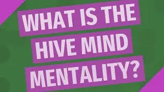 What is the hive mind mentality?