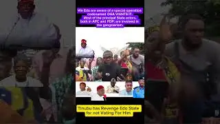 Edo Protest:Tinubu revenge At Edo State for not voting for him by a operation codenamed OGA WANTS IT