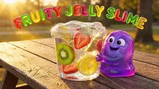 Тропическая поп-музыка &mdash; фруктовый желейный слайм от NOVA! 🍓 (Изучаем фрукты и цвета)