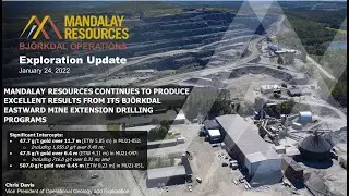 Excellent Results From its Bj&ouml;rkdal Eastward Mine Extension Drilling Programs