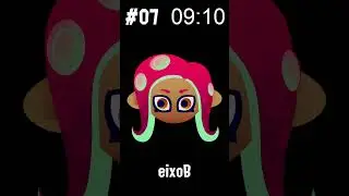 25 variaciones de sonido de octoling boxie en 45 segundos - Splatoon 2 - #shorts