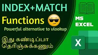 How to Use INDEX and MATCH in Excel | Step-by-Step Tutorial in Tamil