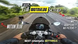 Ultimate Cinematic Motovlog Setup REVEALED | @DJI Action 4 + Sony Mic + Cinematic Secrets! #motovlog