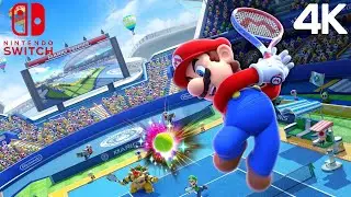 Mario Tennis Aces - Nintendo Switch Gameplay [4K]