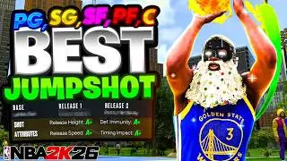 BEST JUMPSHOTS for EVERY HEIGHT + THREE POINT RATING on NBA 2K26🔥BEST JUMPSHOT 2K26 