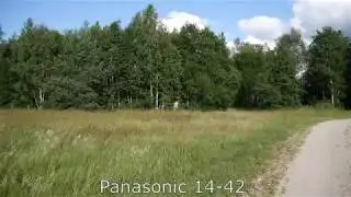 Panasonic 14-42 vs 45-200 zoom range test