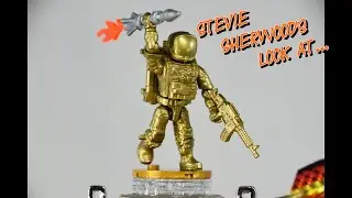 Mega construx Ghost Gold Astronaut 99707 Stevie Sherwood