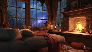 Rain Sounds for Sleeping - Cozy Rain on Roof & Sleep Better Tonight 1 Hour 🌧️