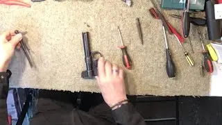WEBLEY & SCOTT junior .177 air pistol cleanup.