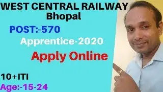 WCR Bhopal Trade Apprentice Online Apply | WCR  Bhopal Apprentice 2020 | Apprentice 2020