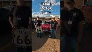 Mustang 1965 года на трассе 66 в рамках техасского автотура