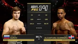 David Surov 🇷🇺 vs Luis Alfredo Alcantara Guerrero 🇩🇴 | IBA.PRO 14 | January 30, 2026| Moscow, Russia