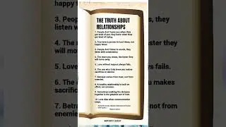 10 Truths About Relationships Everyone Must Learn #RelationshipTruths #LoveAdvice #LifeLessons
